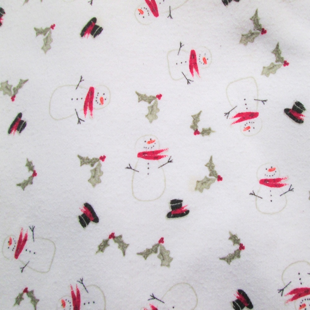 vintage ugly christmas snowman turtleneck large